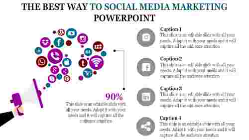 social media marketing powerpoint-The Best Way To SOCIAL MEDIA MARKETING POWERPOINT